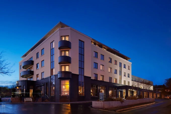 Salthill Hotel at dusk